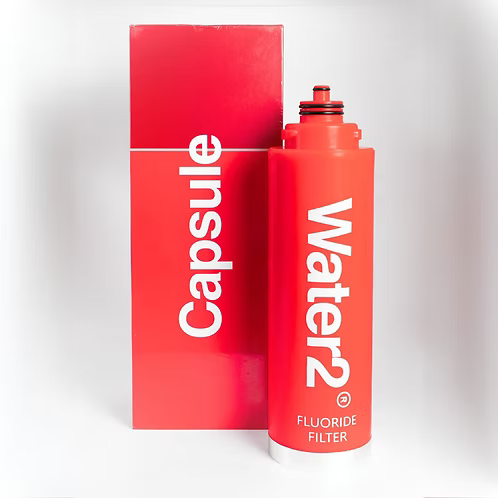 Water2 Pod 2.0 + Fluoride Filter Replacement Capsules