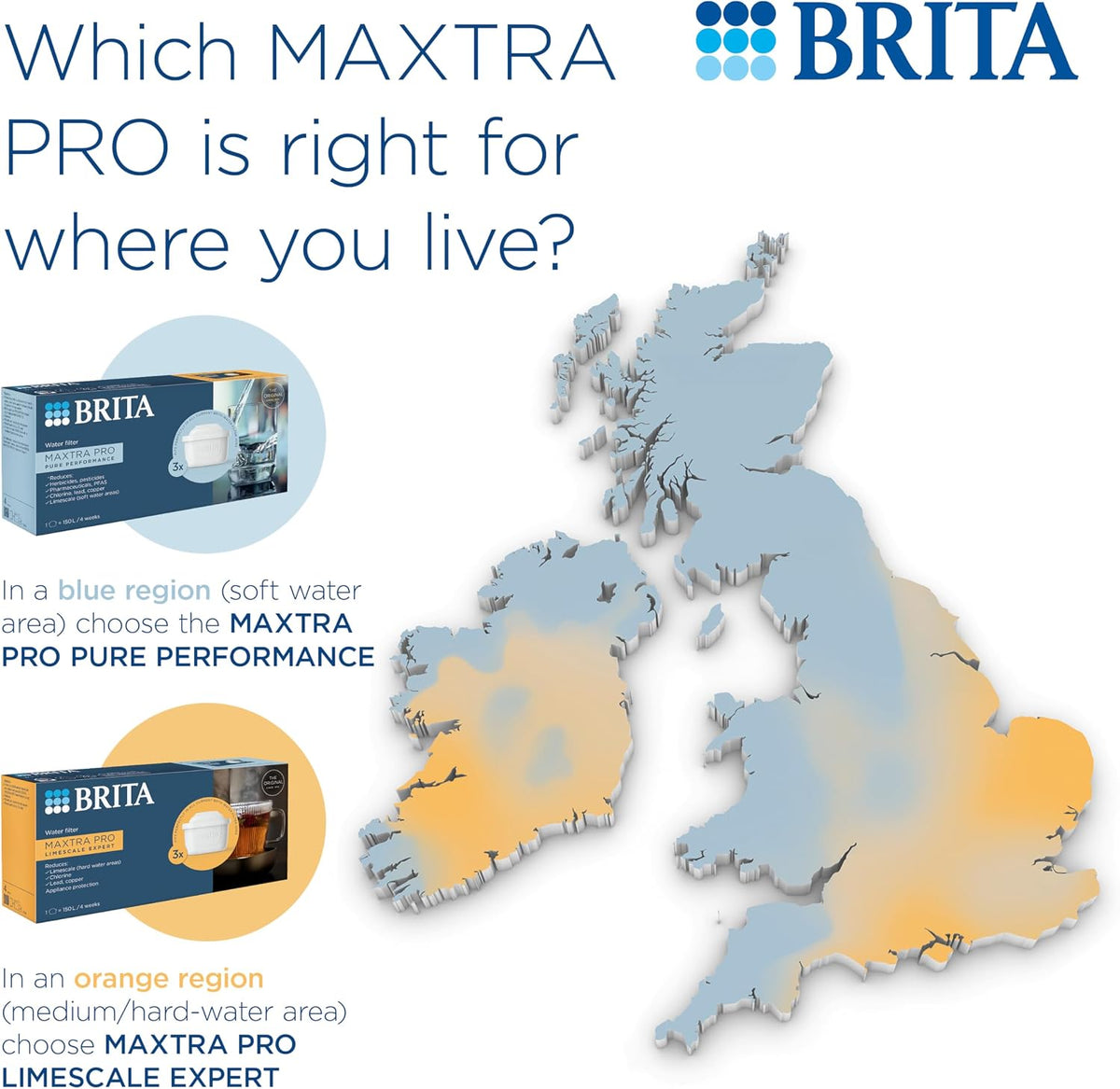 BRITA Water Filter Cartridge MAXTRA PRO Pure Performance - 12 Pack