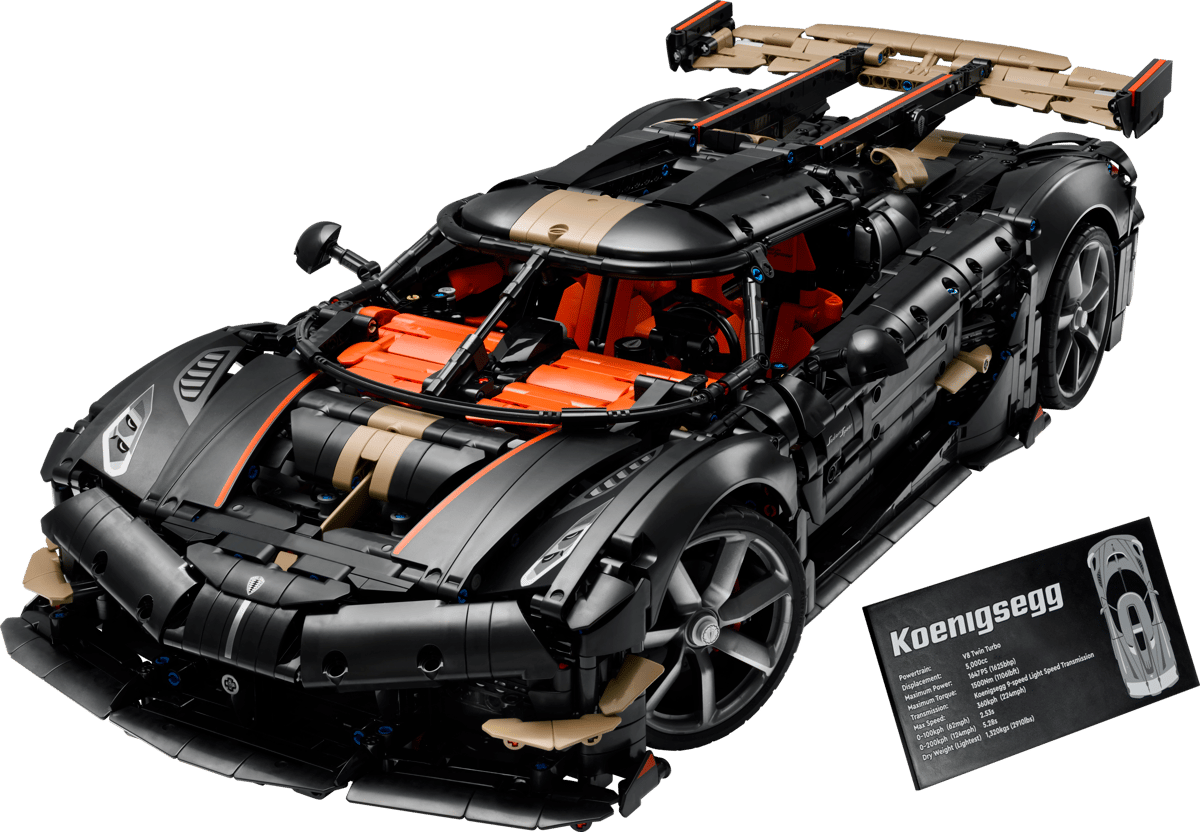 LEGO Technic 42232 Koenigsegg Sadair's Spear Megacar