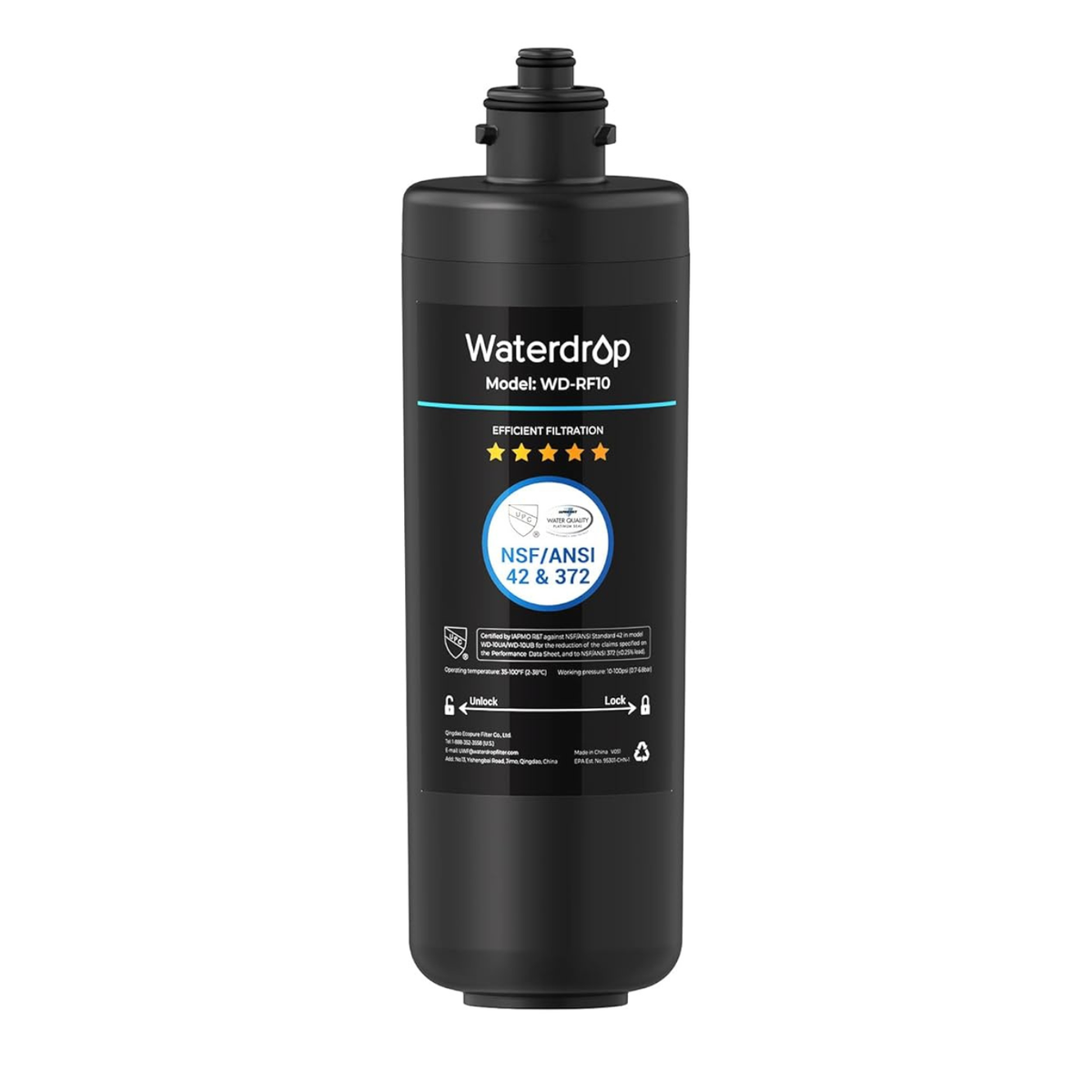 Waterdrop 10UA Under Sink Water Filter System, 11000 Gallons Capacity