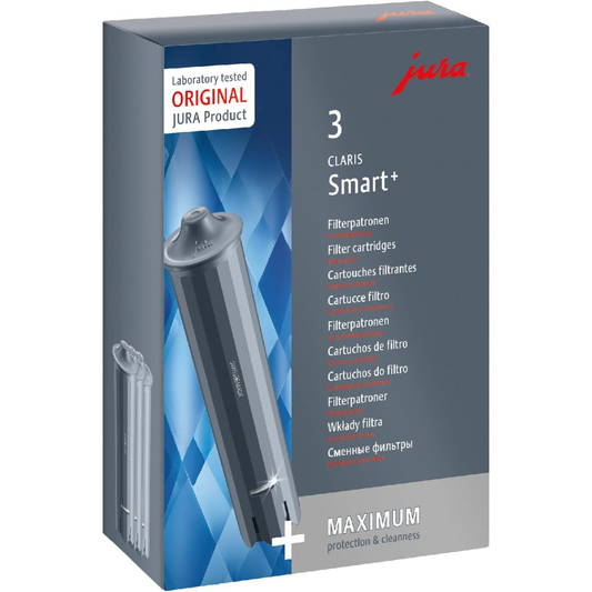 JURA 24233 Claris Smart+ Filter Cartridge Set of 3, Gray