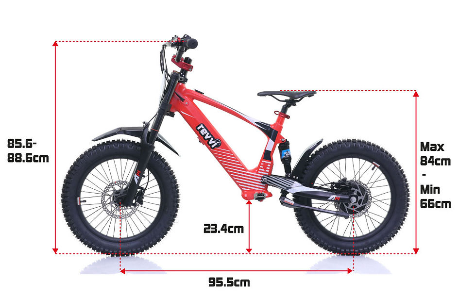 Revvi 18" Kids Electric Motor Bike